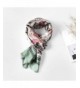 Womens Lightweight Floral 180CMx90CM 6 Green in Fashion Scarves