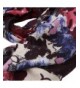 Elegant Vintage Floral Design Burgundy in Fashion Scarves