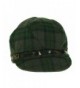 August Women's Wild 4 Plaid Mod Cap Green - CI11O35G51X