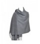 100% Lambswool Women Large Scarf Shawl Wraps Solid Color Thicken Type 78"x 28" - Dark Gray - CE186ZWOXS2