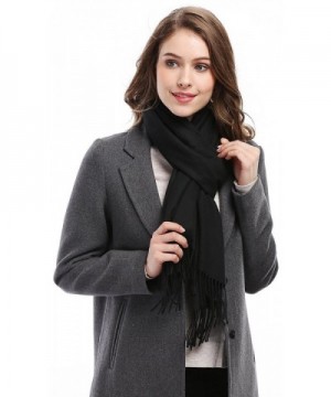 Women Solid Cashmere Shawl Stole in Wraps & Pashminas