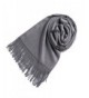 Timo Lee Fashion Cashmere Scarves Pashminas - Gray - CQ1868XCZ02