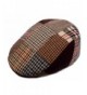 Men's Patchwork Wool Duckbill Ivy Newsboy Caby Irish Tweed Cap Hat - C211PKG8W5L