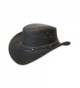 Down Under Leather Hat - Black - CM11FRDJJDV