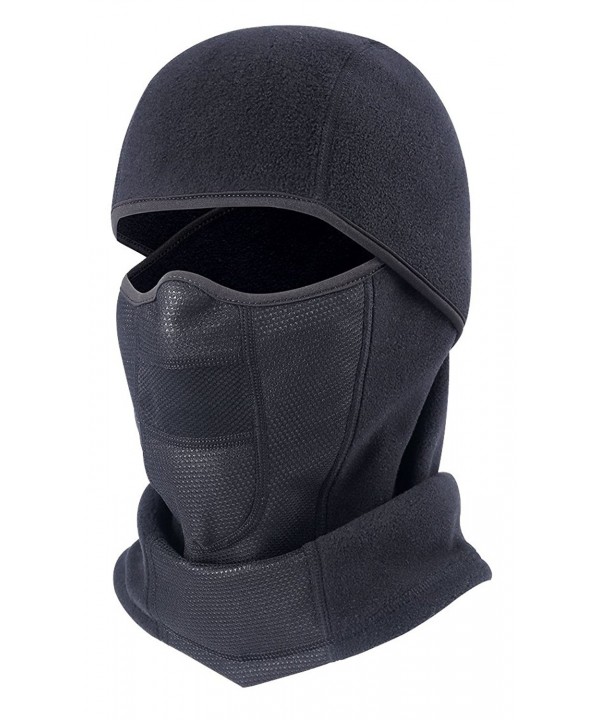 HARONAR Ski Mask Windproof Hinged Balaclava- Men and Women Face Mask - CJ187WO4MSQ