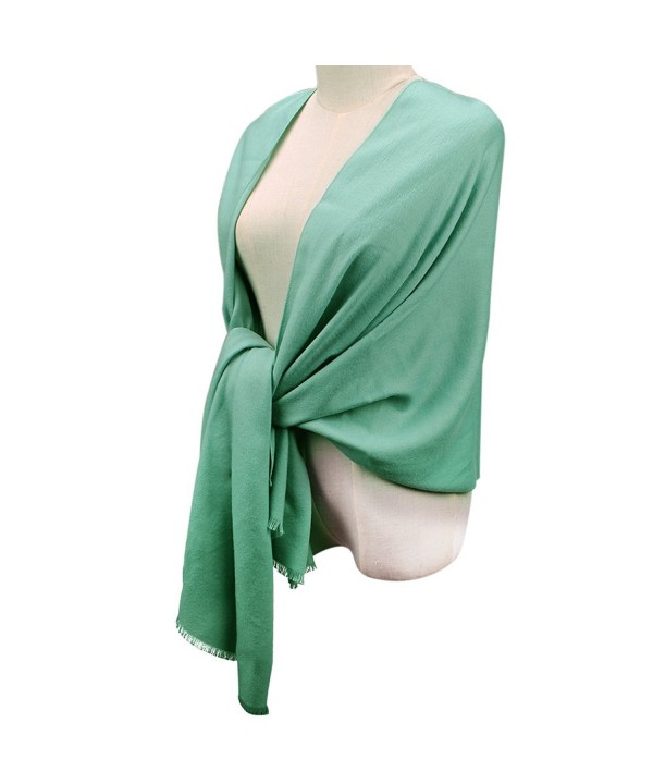 Womens Cashmere Scarf Winter Yanibest - Light Green - CE185X032TK