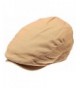 Epoch hats Men's Collection Cotton IVY Flat Cap Gatsby newsboy Hat - Khaki - C412DVV1LSB