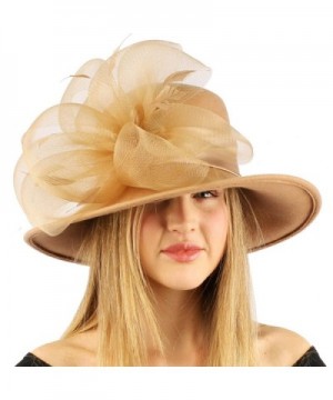 Winter Floral Floppy Church Hat