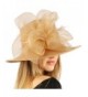 Winter Floral Floppy Church Hat in Women's Sun Hats