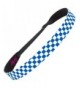 Hipsy Women's Adjustable NO SLIP Checkerboard Wide Fashion Headband Multi Gift Packs - Wide Blue & White - CN12EUKGZZB