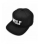 AStorePlus Super Cool Baseball Hat Hip-Hop Wolf Adjustable Embroidery Snapback Cap- Black - Black - CN17YWYSLKT