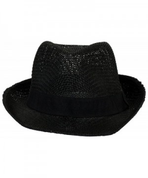 DRY77 Straw Light Pattern Fedora