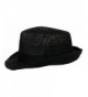 DRY77 Straw Light Pattern Fedora in Men's Fedoras