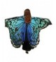 HITOP Women Soft Chiffon Halloween Party Butterfly Wings Shawl Festival Wear Dress Up Cape - Black/Blue - C8186ZW9NCR
