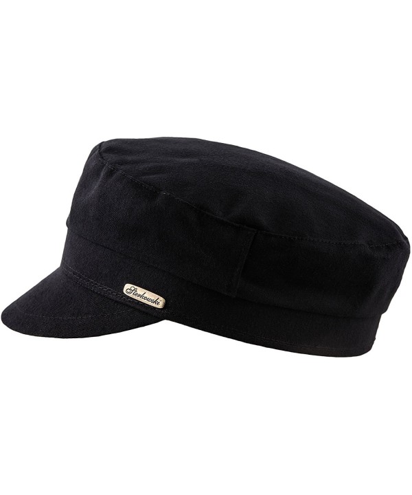 Sterkowski Pure Emerizing Cotton Fiddler's Cap - Black - CF12MX68OL7