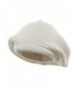 Medium Crown New Rasta Beanie Hat - White OSFM - CW112KUH0AR