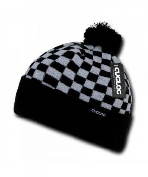 CUGLOG Changbai Checker Beanie - White/Black - CT11QDUAD5T