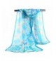 Sothread Fashion Women Rose Chiffon Soft Wrap scarf Ladies Shawl Scarf Scarves (Blue) - "		 	 Blue	 	" - CB1865K64HM