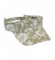 Magic Headwear Hawaiian Floral Pattern Visor (Khaki) - CM11ACNS1QV