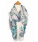 GERINLY Lightweight Shawl Scarf Turquoise