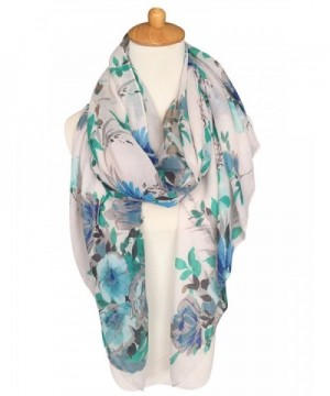 GERINLY Lightweight Shawl Scarf Turquoise