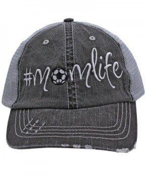 Soccer Momlife Women Embroidered Trucker Style Cap Hat Rocks any Outfit - CN1822O750O