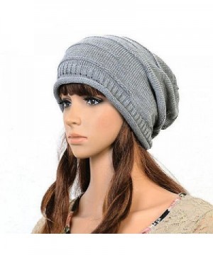 Unisex Winter Plicate Crochet Oversized in Women's Skullies & Beanies