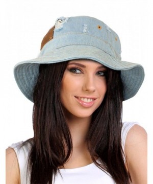 Dahlia Summer Sun Hat Distressed