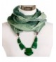 LERDU Infinity Scarves Marble Jewelry