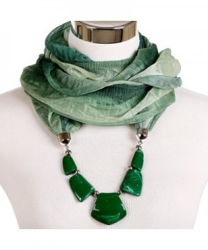 LERDU Infinity Scarves Marble Jewelry