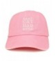 Trendy Apparel Shop Best Cat Dad Ever Embroidered Soft Fit Washed Cotton Baseball Cap - Pink - CO12JO1HYY7