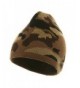 Camo Design Beanie-Camel Brown Khaki - CS111XOTA77