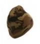 Camo Design Beanie Camel Brown Khaki in Men's Skullies & Beanies