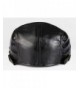 Leather Duckbill Vintage Newsboy Hat Black