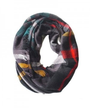 8Layers Fashion Plaid Infinity Scarf