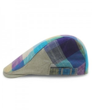 Gumstyle FASHION Duckbill Driving Newsboy - Blue Purple - C312F8FZHEH