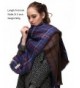 Womens Blanket Oversized Tassels Blue c012 in Fashion Scarves