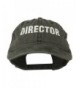 Director Embroidered Washed Cotton Cap - Black - CS11LBM8QL3