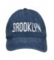 Brooklyn Embroidered Washed Cap - Navy - CZ126E5TUC5