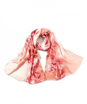 Aqueena Womens Printing flower blooming in Fashion Scarves