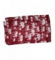 Ted Jack Elephants Silhouette Burgundy in Fashion Scarves