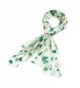 Purple Box Jewelry Shamrock Scarf One Size (Ivory Hat) - CL11TZXH783