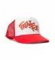 Fatal Fury Unisex-Adult Trucker Hat -One-Size Curved Bill Red/White - CW11T58VNEH