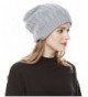 Unisex Slouchy Cable Knit Beanie Cap Oversized Thick Winter Beanie Hat - Gray - C9186R6Q28K