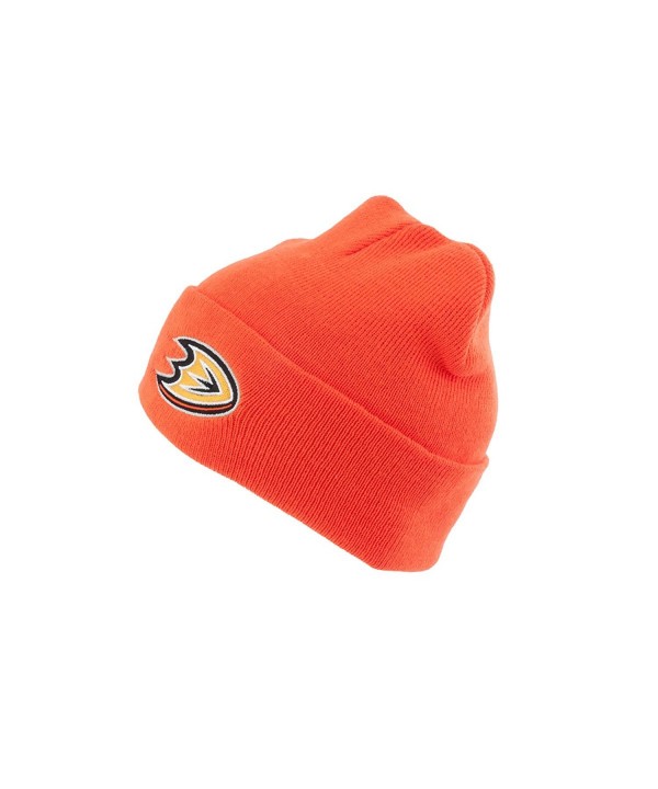 Anaheim Mighty Ducks Cuffed Acrylic Knit Beanie by American Needle - CW11B8HSX0F