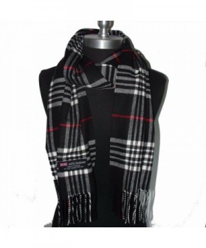 Black_(US Seller)Scarf Check Plaid Scotland Winter Cute Women Men - A92 - CI12CNSVS31