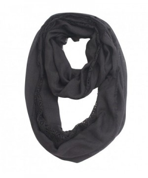 Women Soft Lace Infinity Scarf