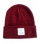 Grant and Taylor Men's Cuff Beanie Knit Cap Hat- Unisex- 100% Soft Acrylic - Burgundy Heather - CA182553Q4Z