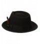 Scala Classico Stingy Fedora Black