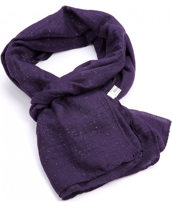 Womens Fashion Scarf- Long Lightweight Scarf- Shawls For Women - Indigo - C712O0THJZN